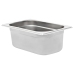 vidaXL Gastronorm trauki, 8 gab., GN 1/4, 100 mm, nerūsējošs tērauds