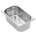 vidaXL Gastronorm trauki, 8 gab., GN 1/4, 100 mm, nerūsējošs tērauds