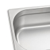 vidaXL Gastronorm trauki, 8 gab., GN 1/4, 100 mm, nerūsējošs tērauds