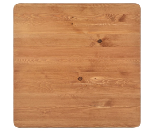 Bāra Galds, 60X60X108 Cm, Melns, Priedes Masīvkoks, Tērauds Vidaxl