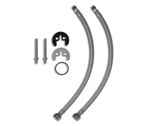 vidaXL bidē jaucējkrāni, 2 gab., hromēti