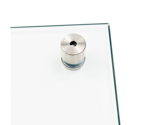 vidaXL virtuves panelis, 70x50 cm, rūdīts stikls, caurspīdīgs