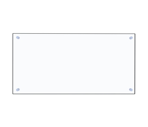 vidaXL virtuves panelis, 80x40 cm, rūdīts stikls, caurspīdīgs