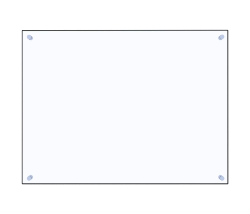 vidaXL virtuves panelis, 80x60 cm, rūdīts stikls, caurspīdīgs