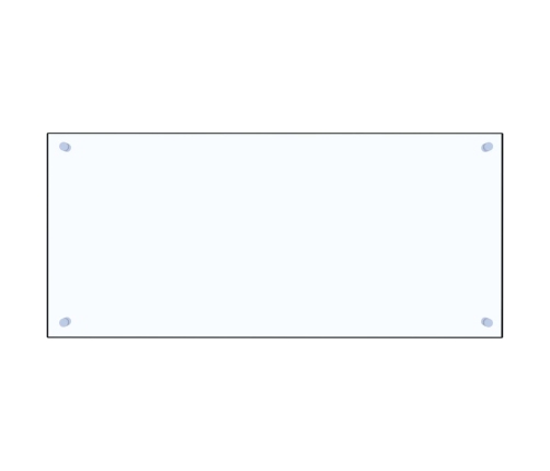 vidaXL virtuves panelis, 90x40 cm, rūdīts stikls, caurspīdīgs