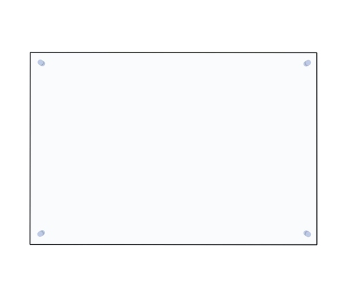 vidaXL virtuves panelis, 90x60 cm, rūdīts stikls, caurspīdīgs