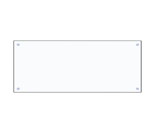vidaXL virtuves panelis, 100x40 cm, rūdīts stikls, caurspīdīgs