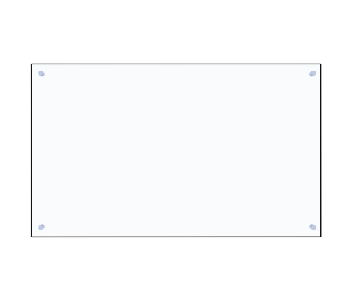 vidaXL virtuves panelis, 100x60 cm, rūdīts stikls, caurspīdīgs