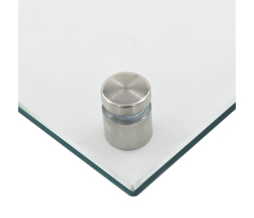 vidaXL virtuves panelis, 100x60 cm, rūdīts stikls, caurspīdīgs