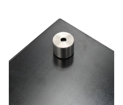 vidaXL virtuves sienas panelis, 70x40 cm, rūdīts stikls, melns