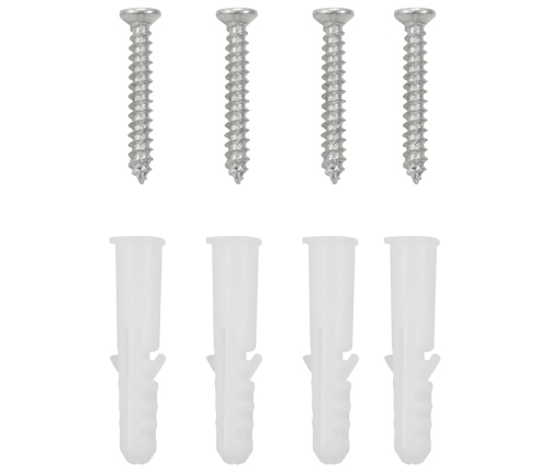 vidaXL virtuves sienas panelis, 80x60 cm, rūdīts stikls, melns