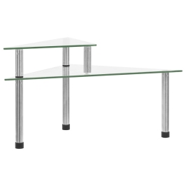 Virtuves Plaukts, 49,5X35X19 Cm, Caurspīdīgs Rūdīts Stikls Vidaxl