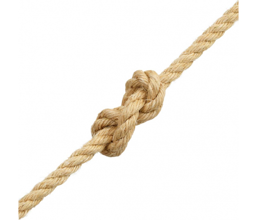 vidaXL virve, 20 mm, 100 m, 100% sizals