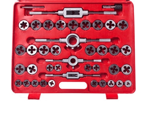 vidaXL vītņgriežņu komplekts, 111 detaļas