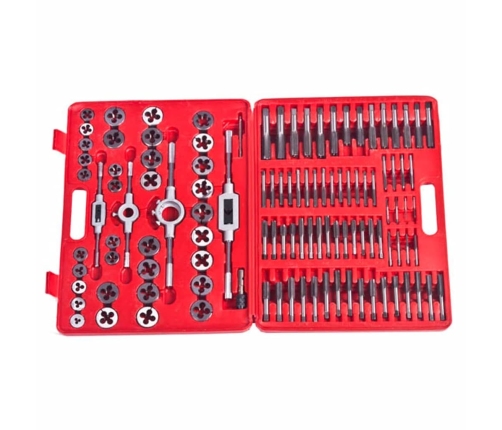 vidaXL vītņgriežņu komplekts, 111 detaļas