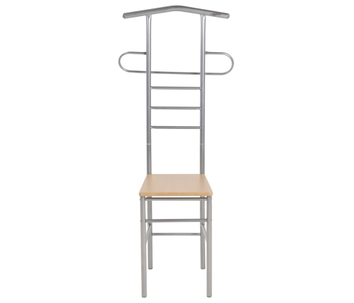 vidaXL augstas atzveltnes krēsli, 2 gab., metāls