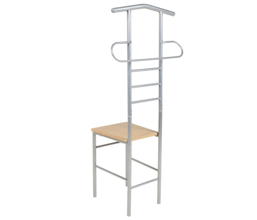 vidaXL augstas atzveltnes krēsli, 2 gab., metāls