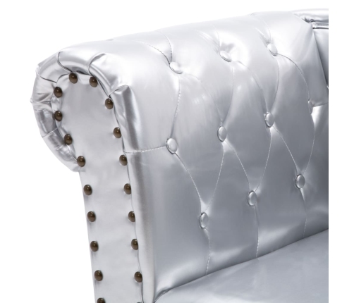 Zvilnis, Sudraba Krāsas Mākslīgā Āda Vidaxl