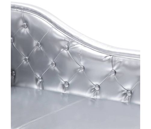 Zvilnis, Sudraba Krāsas Mākslīgā Āda Vidaxl