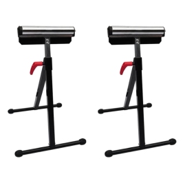 2 Statīvi Ar 1 Rulli Ar Regulējamu Augstumu 65-101Cm