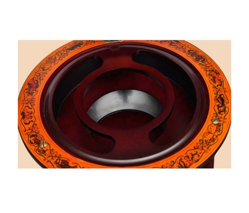 vidaXL vīna pudeļu turētājs, glubusa forma, eikalipta koks