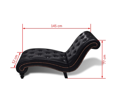 vidaXL zvilnis, brūna mākslīgā āda