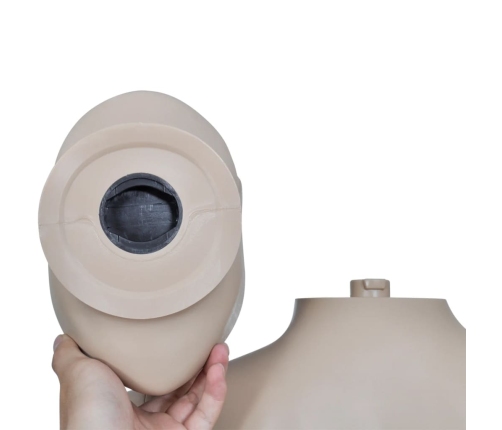 vidaXL vīriešu manekens, apaļa galva