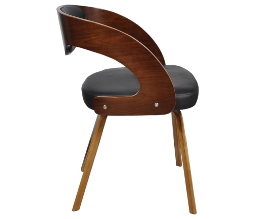 vidaXL virtuves krēsli, 2 gab., brūni, mākslīgā āda