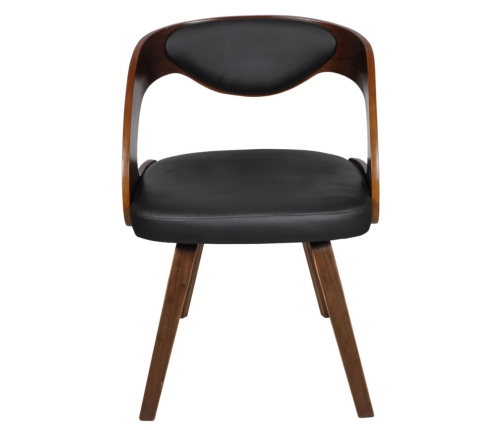 vidaXL virtuves krēsli, 6 gab., brūna mākslīgā āda