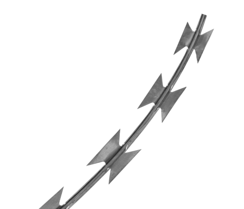 vidaXL spirālveida dzeloņstieple, cinkots tērauds, 100 m