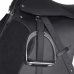 Zirgu Seglu / Sedlu Komplekts 40.64 cm Īstā Āda Melni 14cm 5 Piederumi