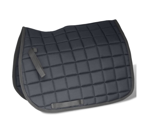 Zirgu seglu/sedlu komplekts 44.45 cm, āda melni 12 cm 5 piederumi