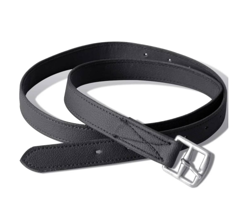 Zirgu seglu/sedlu komplekts 44.45 cm, āda melni 12 cm 5 piederumi