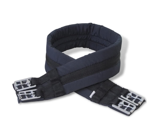 Zirgu seglu/sedlu komplekts 44.45 cm, āda melni 12 cm 5 piederumi