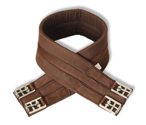 Zirgu seglu / sedlu komplekts 40.64 cm, āda brūni 14 cm 5 piederumi