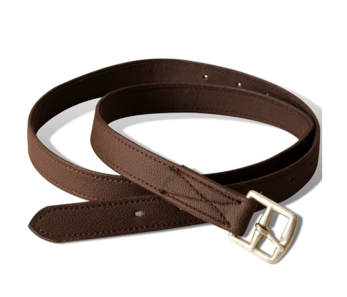 Zirgu seglu / sedlu komplekts 44.45 cm, āda brūni 18 cm 5 piederumi