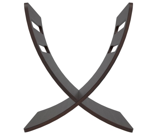 vidaXL žurnālu turētājs, brūns koks