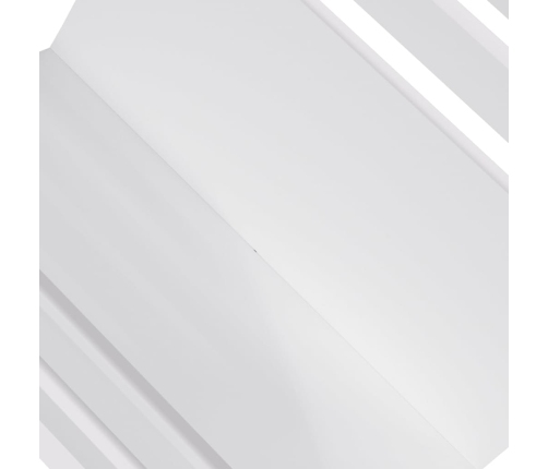 vidaXL žurnālu turētājs, balts koks