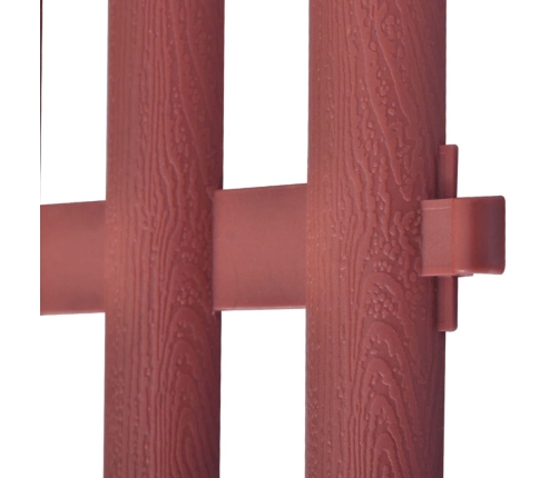 vidaXL zāliena sadalītāji, 17 gab., 10 m, brūni