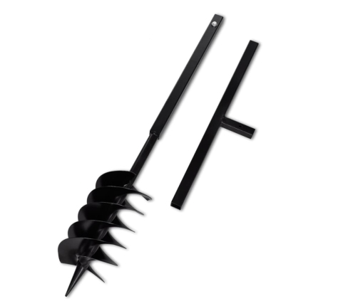 Zemes Urbis ar Rokturi 150 mm un Pagarinājuma Caurulēm 9m, Tērauds