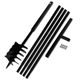 Zemes Urbis Ar Rokturi 180 Mm Un Pagarinājuma Caurulēm 5M, Tērauds