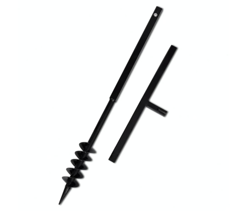 Zemes urbis ar rokturi 80mm un pagarinātāju 9m, tērauds