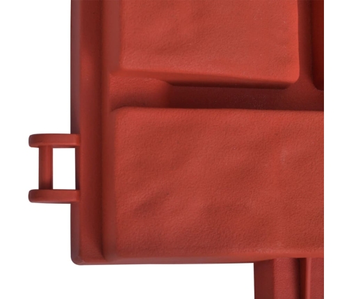 Zāliena apmales, ķieģeļu dizains, 11 gab.