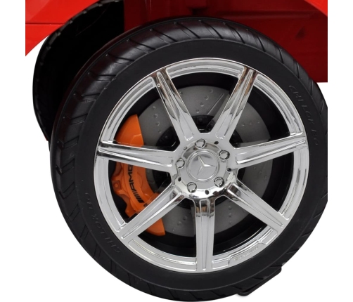 vidaXL bērnu auto, stumjams ar kājām, sarkans