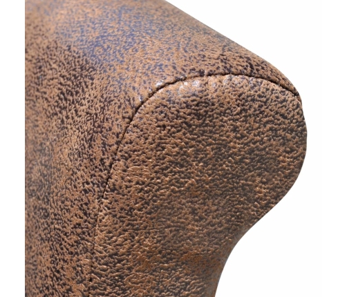 vidaXL virtuves krēsli, 4 gab., brūna mākslīgā āda