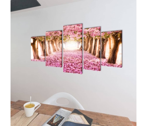 Modulārā Foto Glezna Ķiršu Ziedi 200 x 100 cm