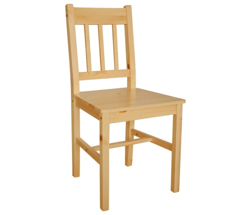 vidaXL virtuves krēsli, 2 gab., priedes koks