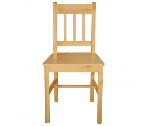 vidaXL virtuves krēsli, 4 gab., priedes koks