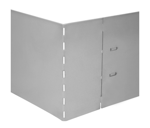 Zāliena apmales, 5 gab., cinkots tērauds, 100x14 cm