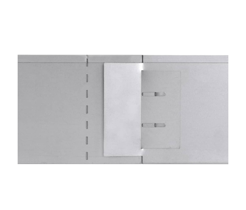 Zāliena apmales, 5 gab., cinkots tērauds, 100x14 cm